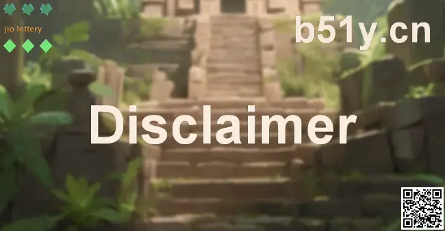 Disclaimer page banner for jio lottery on b51y.cn, illustrating safety-first guidance for Indian users